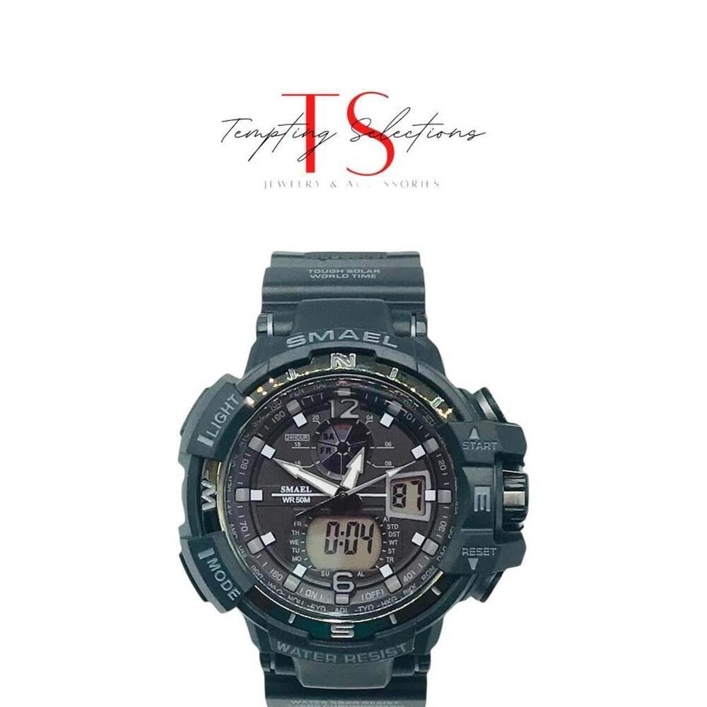 Sporty Digital Watch Y2k Champion 158a